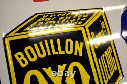 Plaque émaillée OXO liebig bouillon plaque alimentaire enamel sign