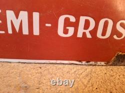 Plaque émaillée Originale Arts Photomecanique Carte Postale Plaque Bombée