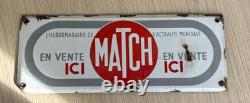 Plaque émaillée PARIS MATCH