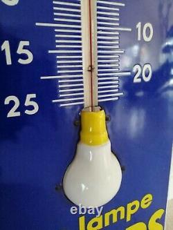 Plaque émaillée PHILIPS thermomètre 1951-59