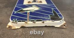 Plaque émaillée POTASSE D'ALSACE thermomètre 70 Centimètres