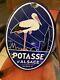 Plaque emaillee Potasse D Alsace 60x43 Cm