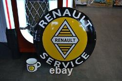 Plaque émaillée Renault 50 cm emailschild enamel sign
