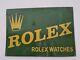 Plaque émaillée Rolex