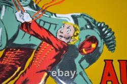 Plaque émaillée SHELL benzin auto oil essence et huile emailschilder