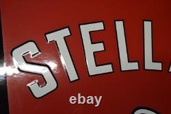 Plaque émaillée STELLA ARTOIS bière fine de luxe