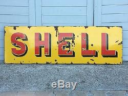 Plaque emaillee Shell