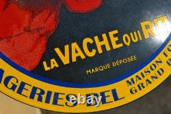 Plaque émaillée VACHE QUI RIT enamel sign emailschild