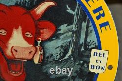 Plaque émaillée VACHE QUI RIT enamel sign emailschild