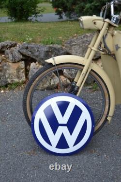 Plaque émaillée VOLKSWAGEN VW logo 41 cm enamel sign emailschild