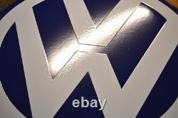 Plaque émaillée VOLKSWAGEN VW logo 41 cm enamel sign emailschild