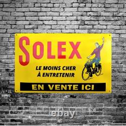 Plaque émaillée Vélo Solex service concessionnaire ++ 6540 cm ++ enamel sign