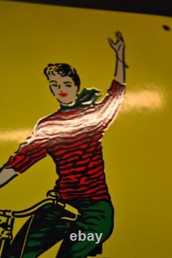 Plaque émaillée Vélo Solex service concessionnaire ++ 6540 cm ++ enamel sign