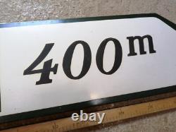 Plaque émaillée aire de pique nique 100 x 30cm panier camping