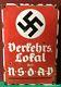 Plaque émaillée allemande ww2 parti nazi ancienne d origine militaria seconde