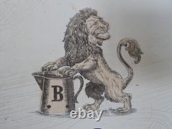 Plaque émaillée ancienne ARTICLES EMAILLES HYGIENIQUES art populaire old enamel