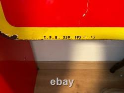 Plaque émaillée ancienne COCA-COLA 1957