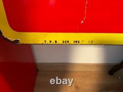 Plaque émaillée ancienne COCA-COLA 1957