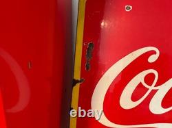 Plaque émaillée ancienne COCA-COLA 1957