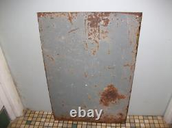 Plaque émaillée ancienne DENKAVIT alimentation pour veaux 50x33 cm