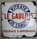 Plaque émaillée ancienne LE GAULOIS