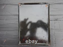 Plaque émaillée ancienne LICENCE I 1 Déco Bar Cave Bistro TBE