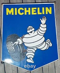 Plaque émaillée ancienne Michelin