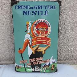 Plaque emaillee ancienne Nestle