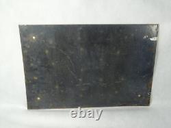 Plaque émaillée ancienne PARIS RUE BEAUBOURG old enamel art populaire