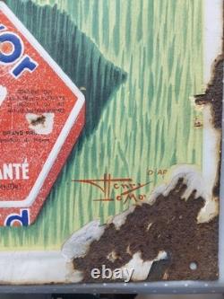 Plaque émaillée ancienne Rouy d'OR