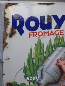 Plaque émaillée ancienne Rouy d'OR