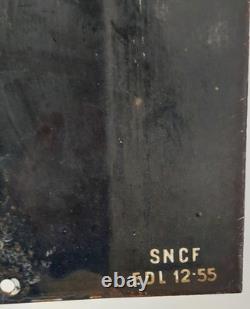Plaque émaillée ancienne SNCF