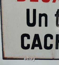 Plaque émaillée ancienne SNCF