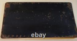 Plaque émaillée ancienne bombée Grand place 45 x 25 cm