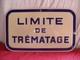 Plaque emaillee ancienne code fluviale