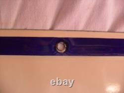 Plaque emaillee ancienne code fluviale