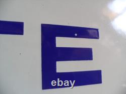 Plaque emaillee ancienne code fluviale