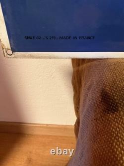 Plaque émaillée ancienne double face MICHELIN, SMLF82 Paris