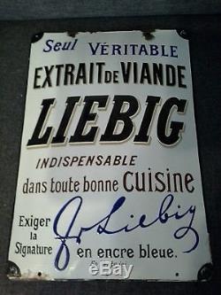 Plaque emaillee ancienne liebig