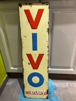 Plaque émaillée ancienne publicitaire