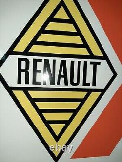 Plaque emaillee ancienne renault