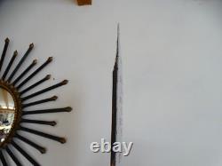 Plaque émaillée bombée ancienne SIGNAL D'INCENDIE PAR SONNERIE PARIS 27 x 21