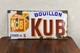 Plaque émaillée bouillon KUB