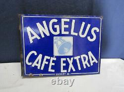 Plaque emaillee cafe angelus rennes