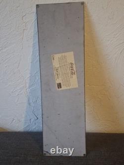 Plaque émaillée contemporaine COCA COLA 53,5 X 16 ETAT EXCEPTIONNEL
