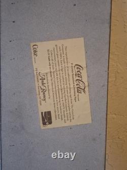 Plaque émaillée contemporaine COCA COLA 53,5 X 16 ETAT EXCEPTIONNEL