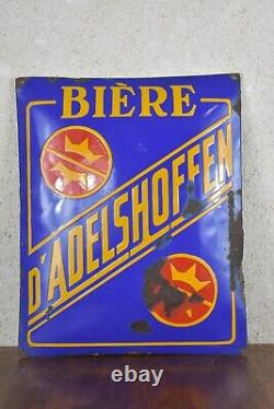 Plaque émaillée de bière d'Adelshoffeen