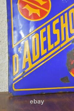 Plaque émaillée de bière d'Adelshoffeen
