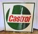 Plaque emaill&eacute;e double face Castrol