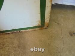 Plaque emaillée double face Castrol